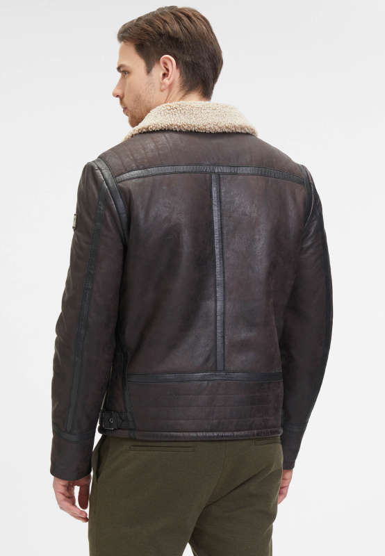 Куртка кожаная утеплённая мужская Gipsy GM Anchorage фото 4